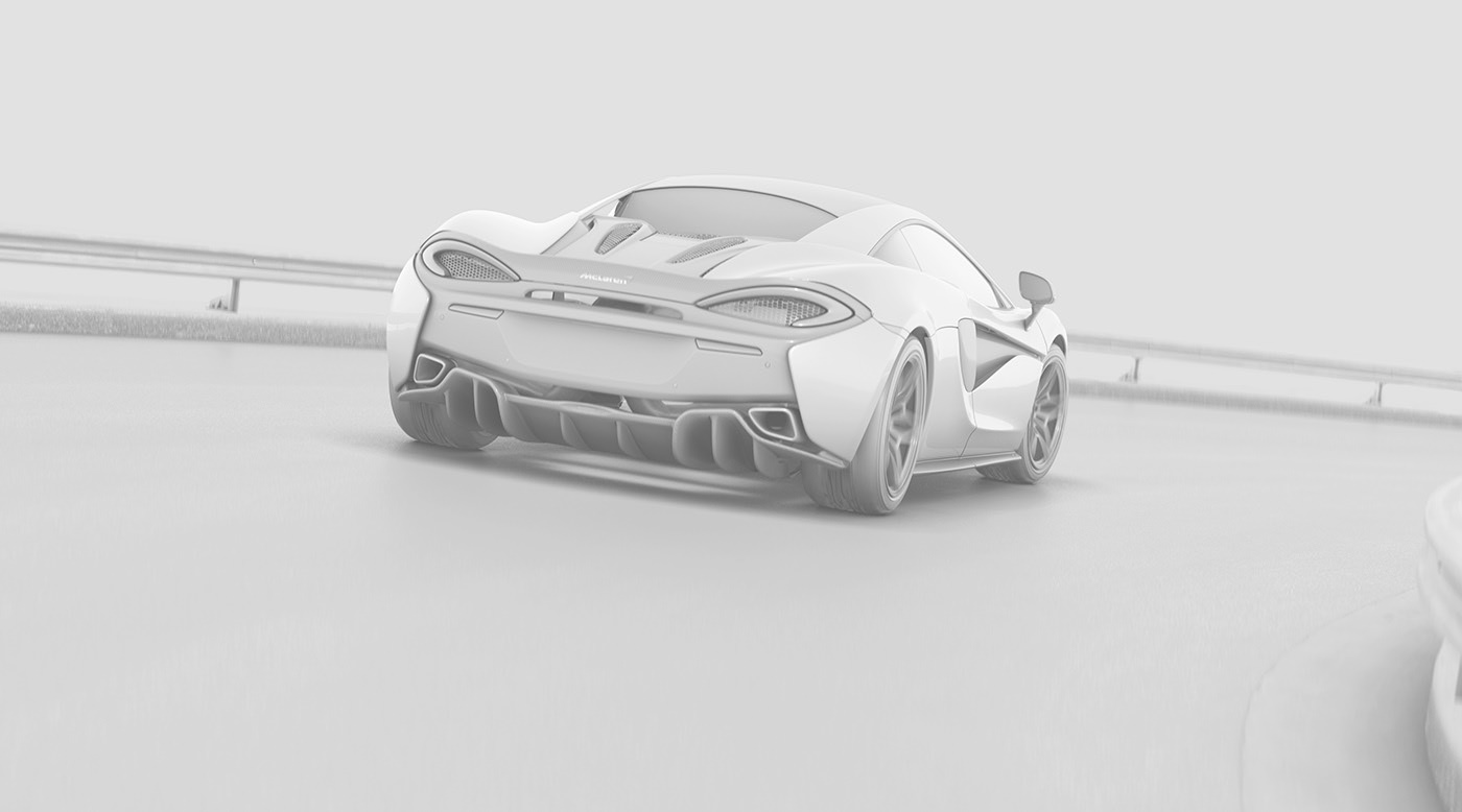 Sports car，blue，modern，illustration，