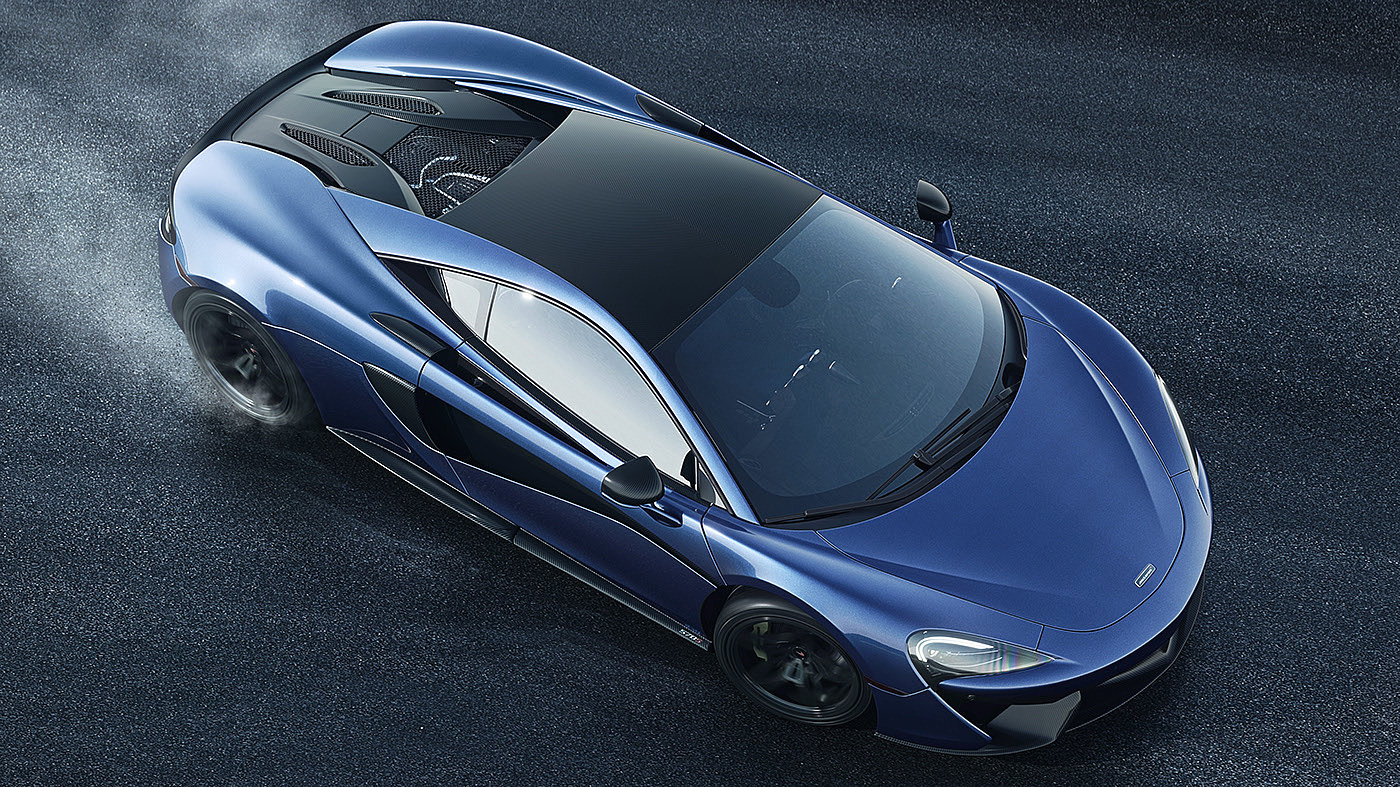Sports car，blue，modern，illustration，