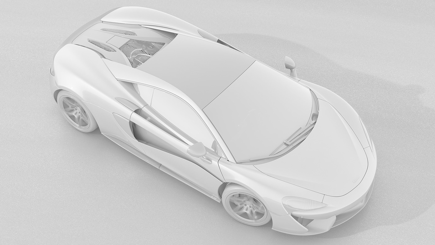 Sports car，blue，modern，illustration，