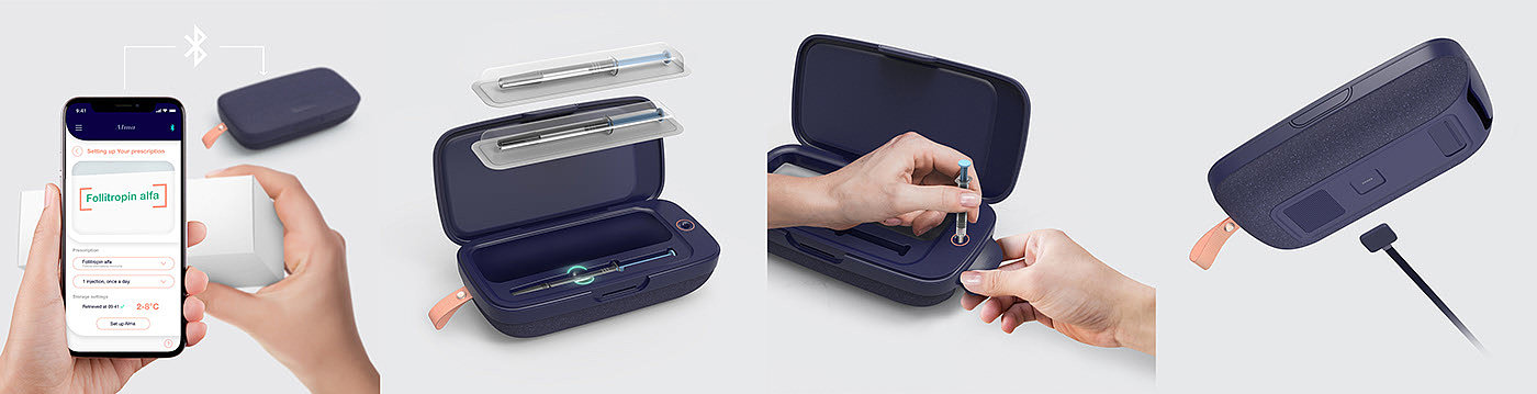 Cooling box，Portable，medical care，If design award，