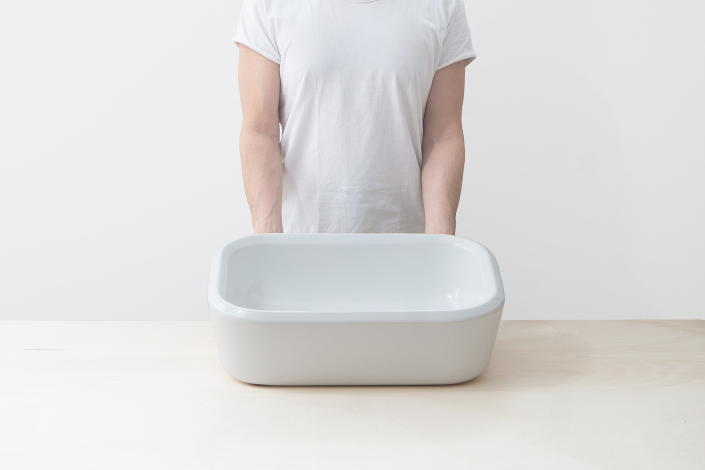 Basin，Shower Room，ceramics，white，Simplicity，