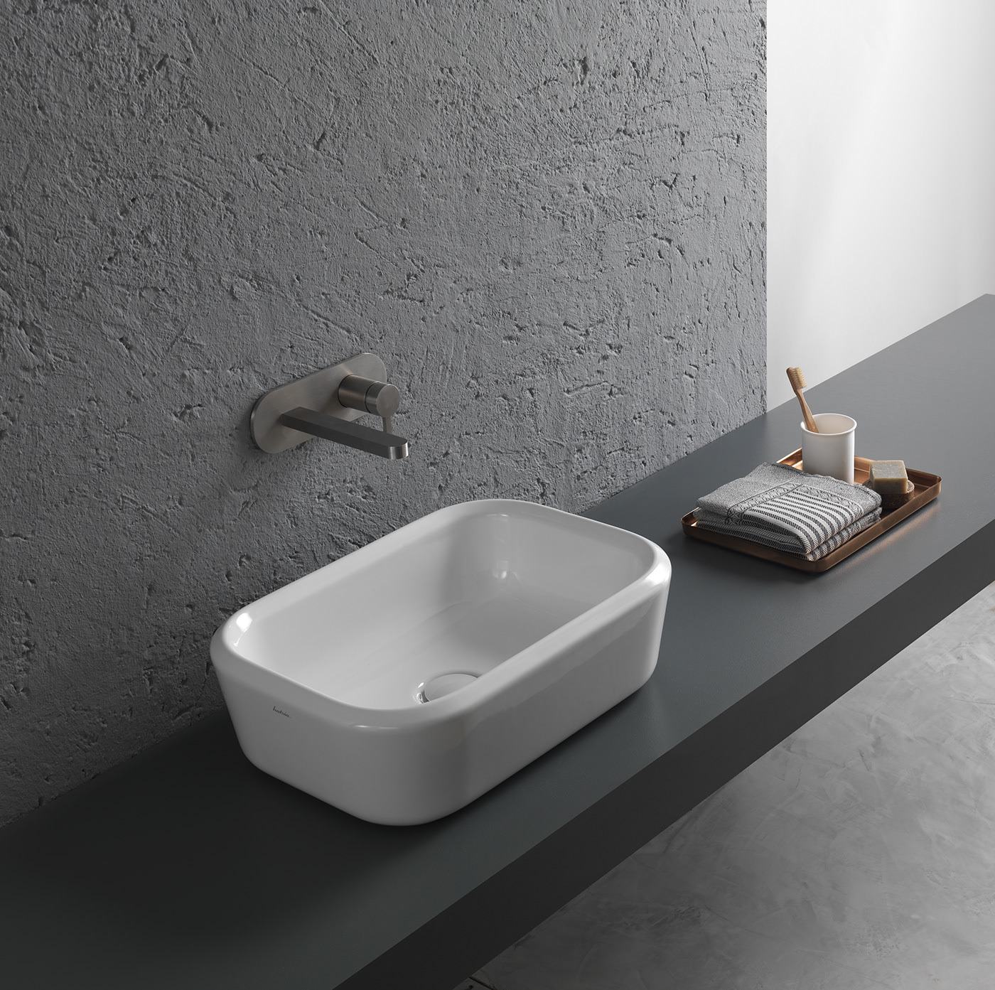 Basin，Shower Room，ceramics，white，Simplicity，