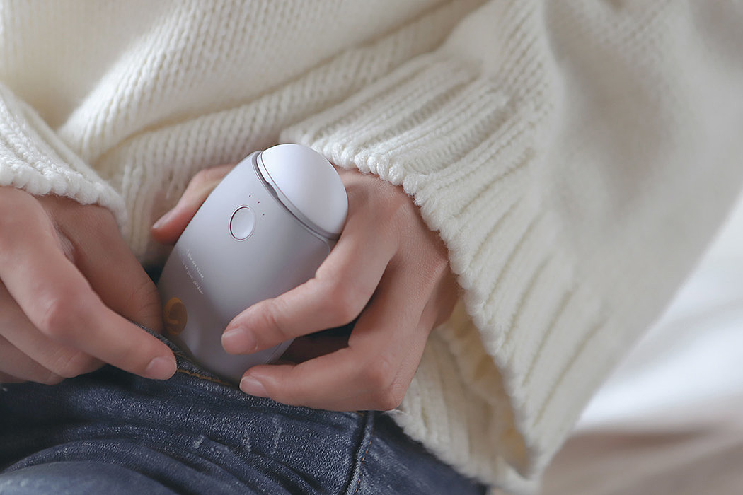 Hand warmer，charge，Portable，Small，ellipse，concept，