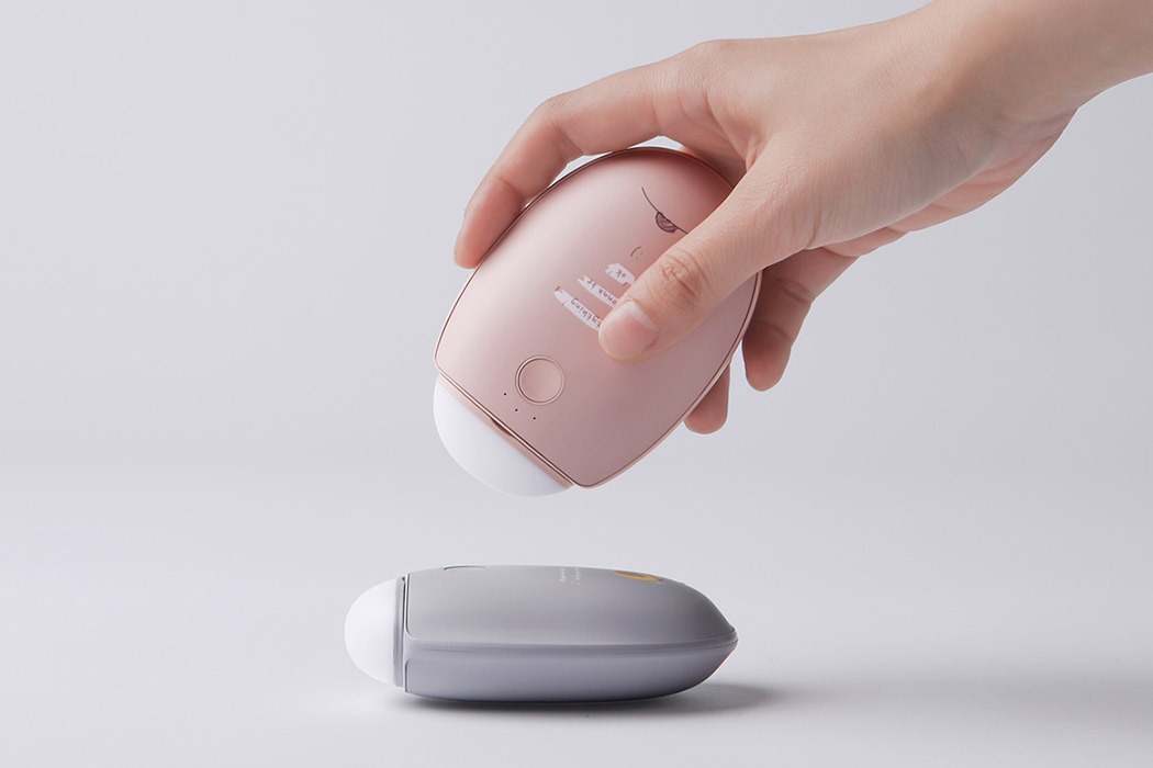 Hand warmer，charge，Portable，Small，ellipse，concept，