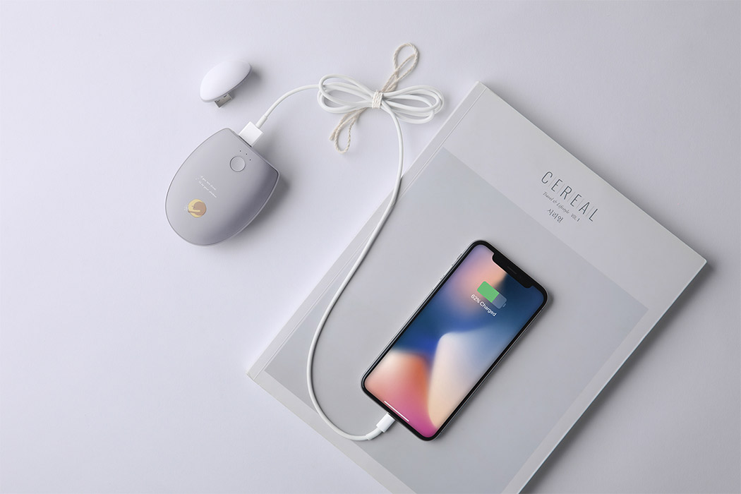 Hand warmer，charge，Portable，Small，ellipse，concept，