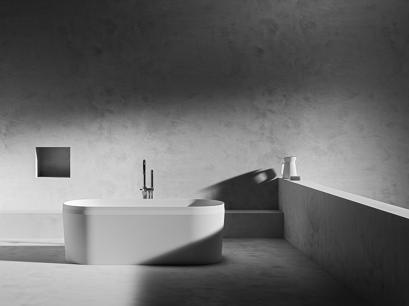 bathtub，Wash basin，white，ceramics，Simplicity，