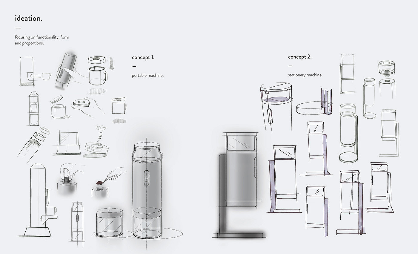 Coffee machine，vertical，drink，black，