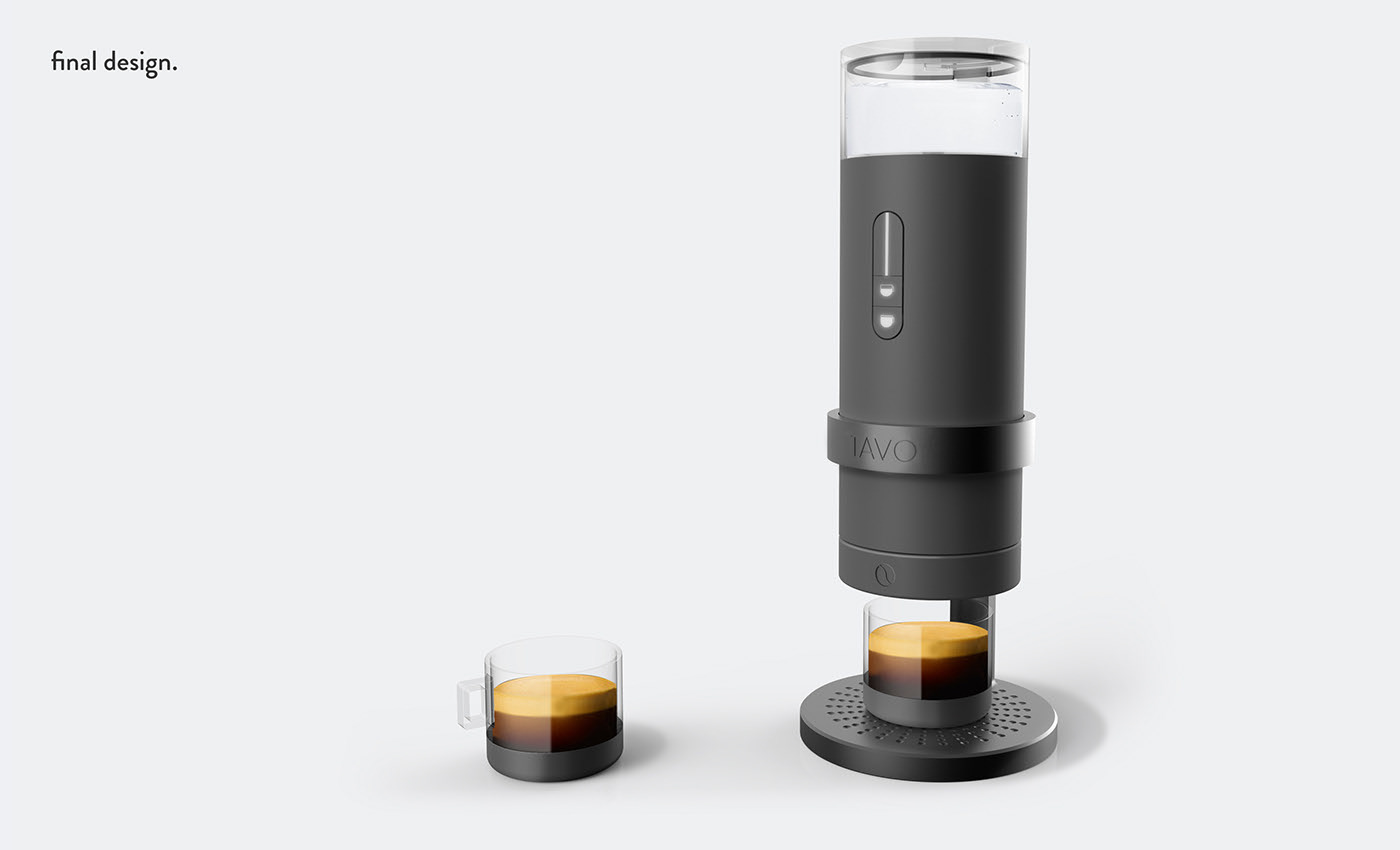 Coffee machine，vertical，drink，black，