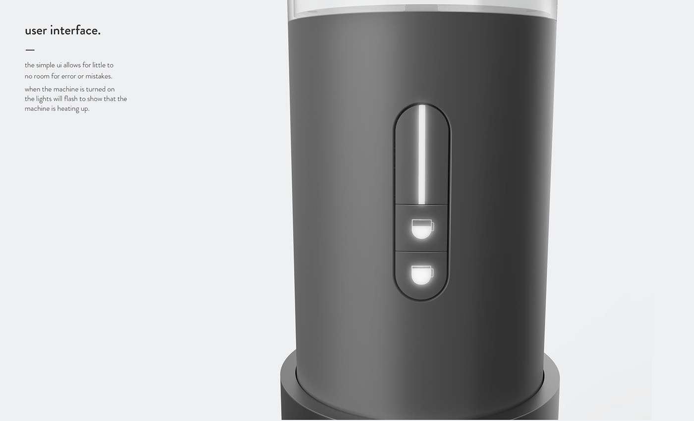 Coffee machine，vertical，drink，black，