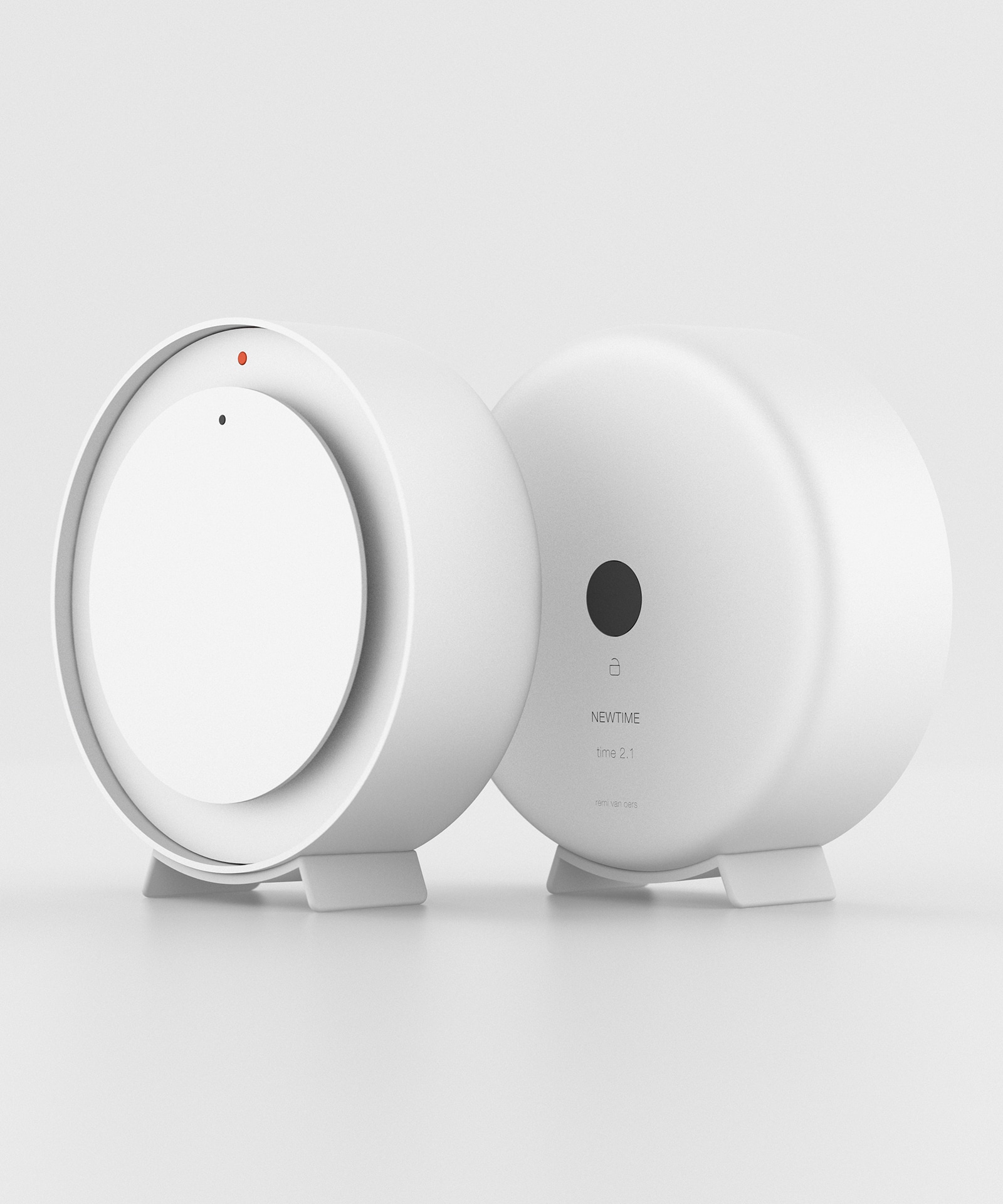 Clock，Minimalism，visual，white，