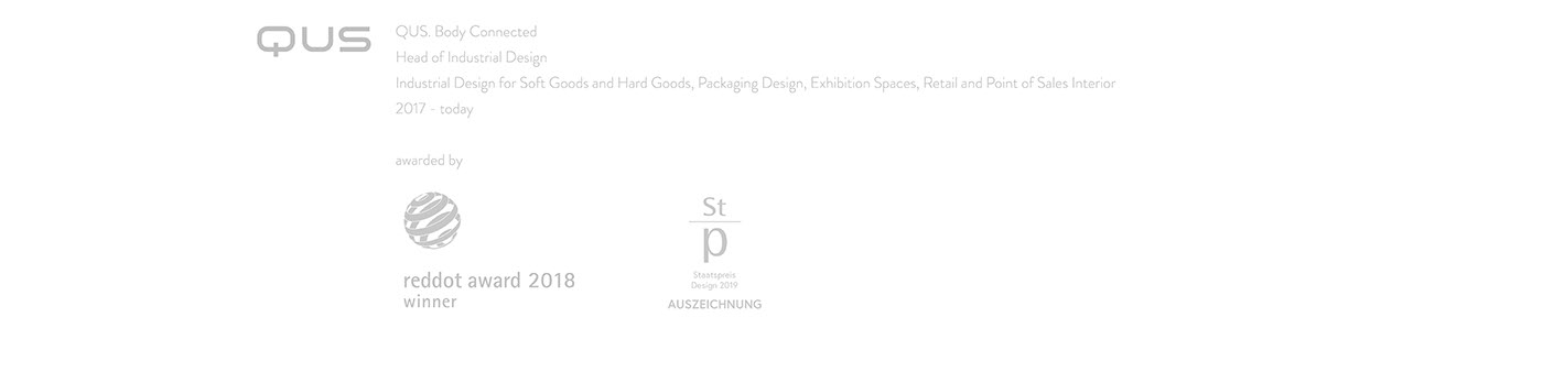 QUS. Body Connected，intelligence，Textile design，industrial design，