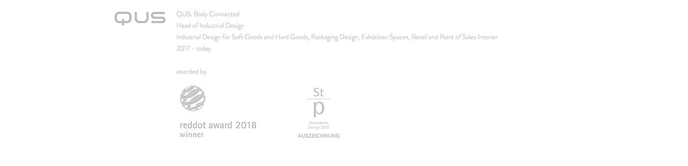 QUS. Body Connected，intelligence，Textile design，industrial design，