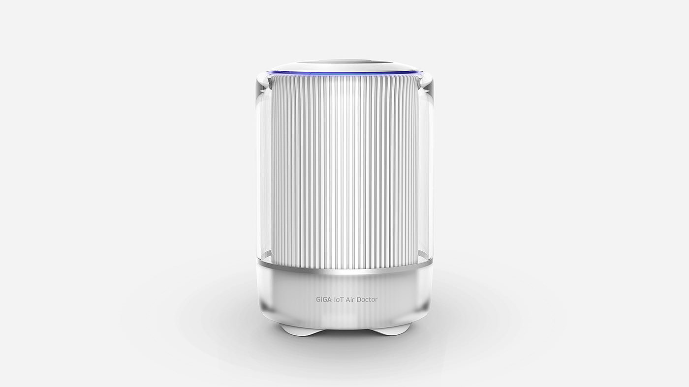 KT GIGA IoT Air Doct，Air quality tester，Household Electric Appliances，product design，