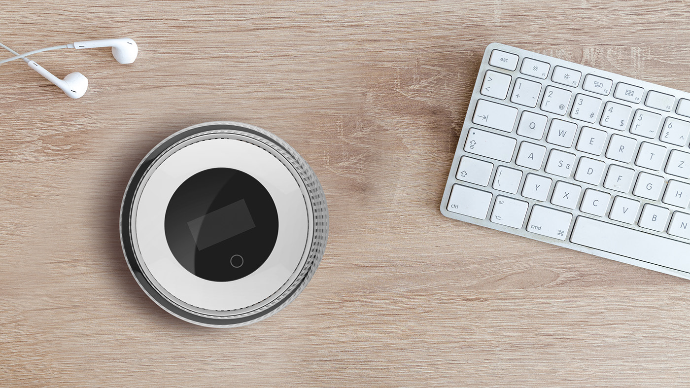 KT GIGA IoT Air Doct，Air quality tester，Household Electric Appliances，product design，