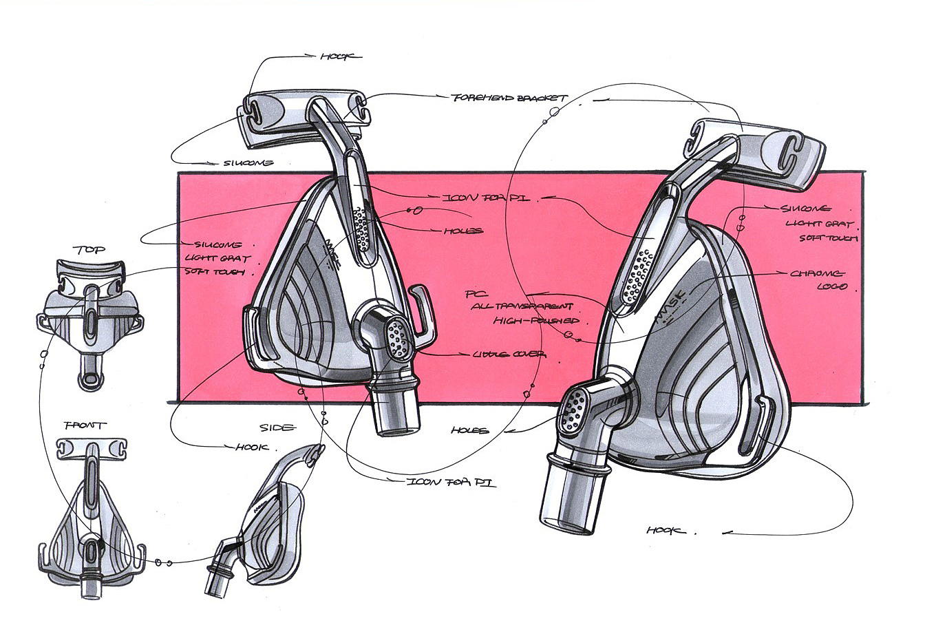 medical apparatus and instruments，Respiratory medicine，Medical products，Product appearance，product design，