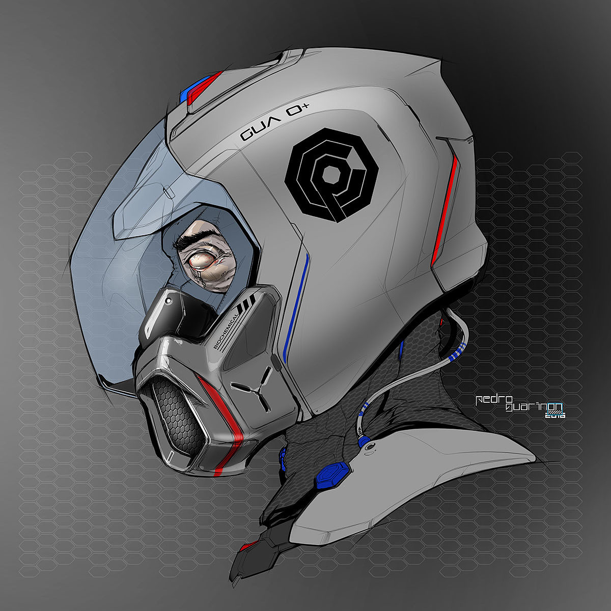 Hand drawn，design sketch，industrial design，Cool，security，