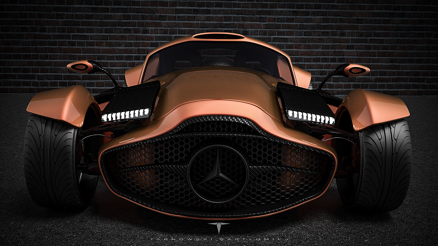 intelligence，science and technology，Concept Car，Benz，Retro，