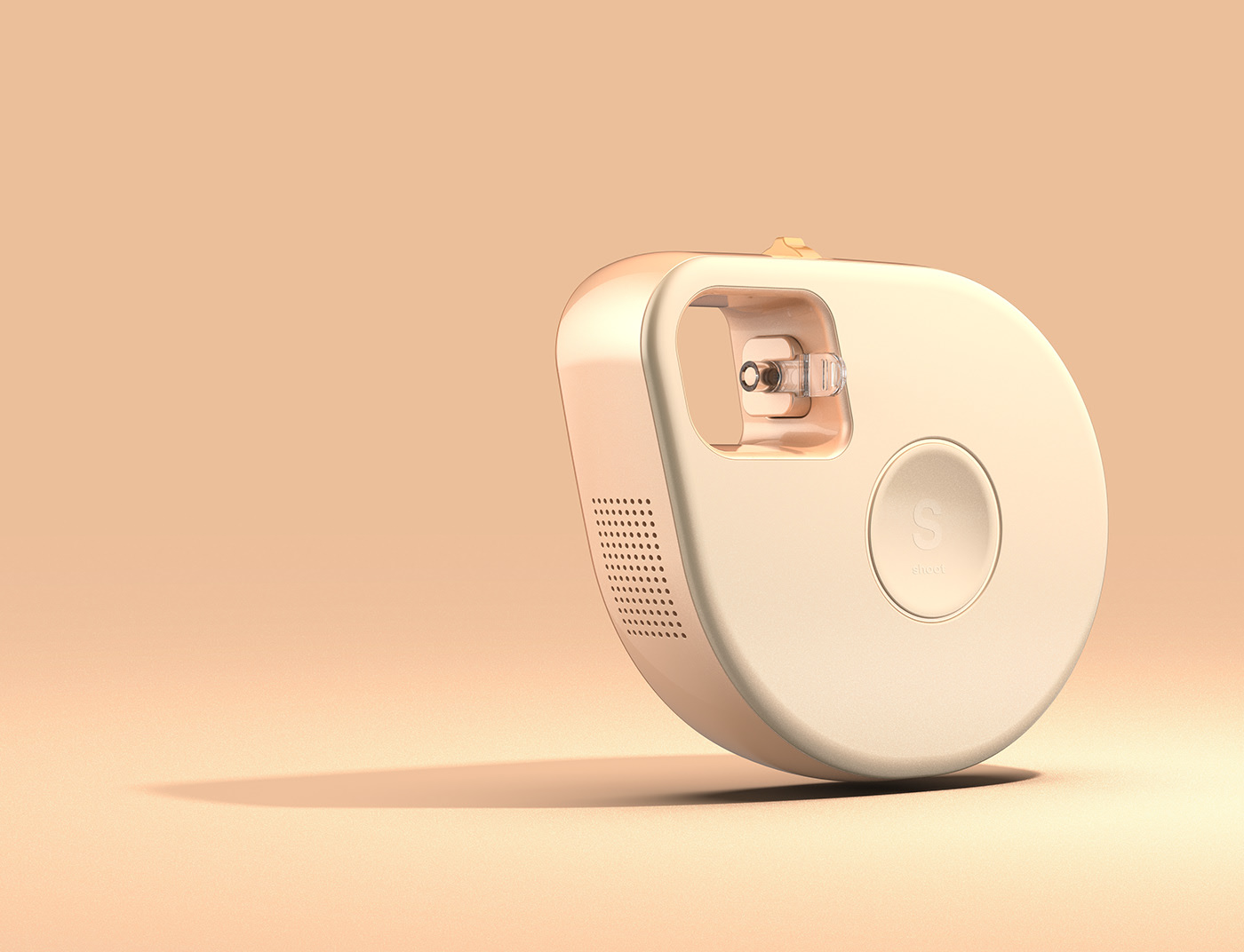 Portable，Blood collector，Laser method，Modeling design，