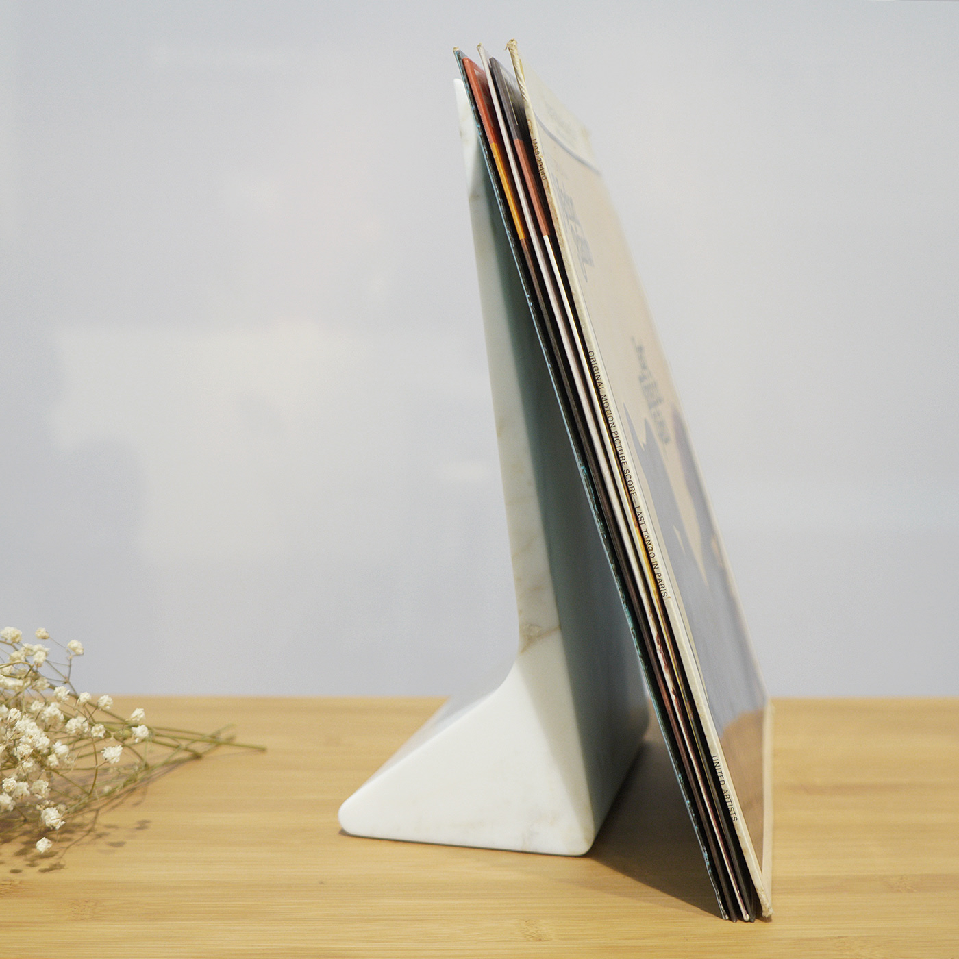 WEDGE，Book rack，Marble，Architecture，multi-function，