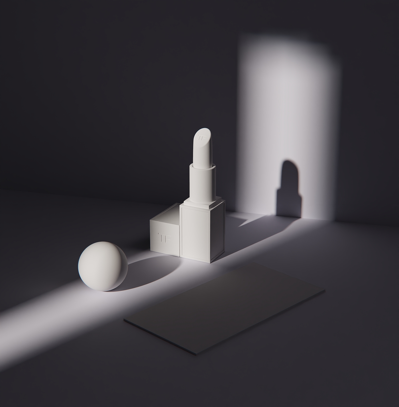 Lipstick，Scene map，Render，