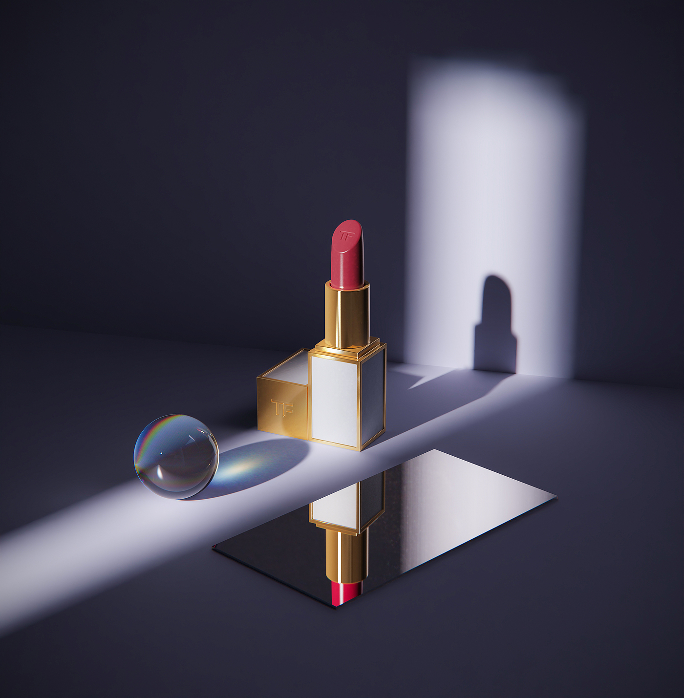 Lipstick，Scene map，Render，