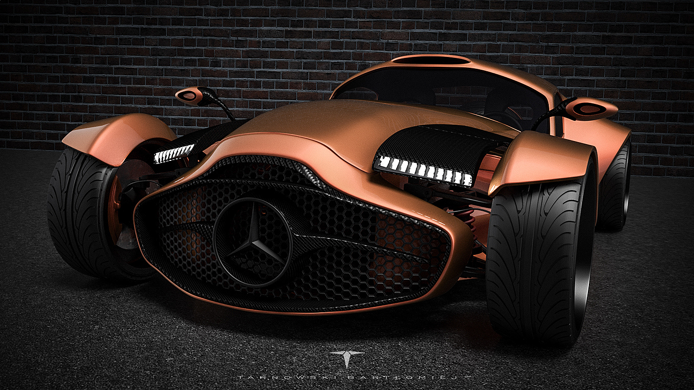 intelligence，science and technology，Concept Car，Benz，Retro，