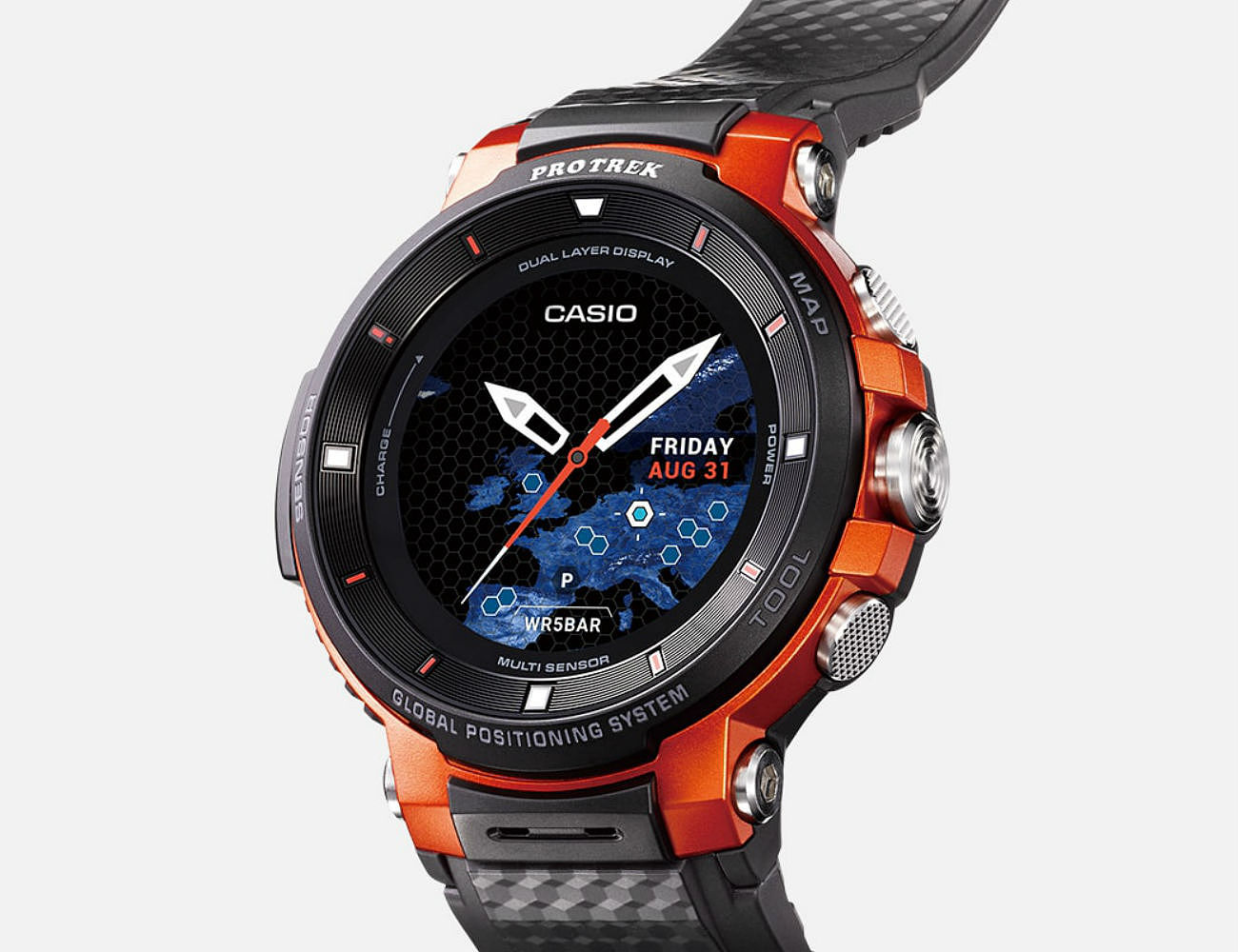 CASIO，Wrist watch，outdoors，intelligence，