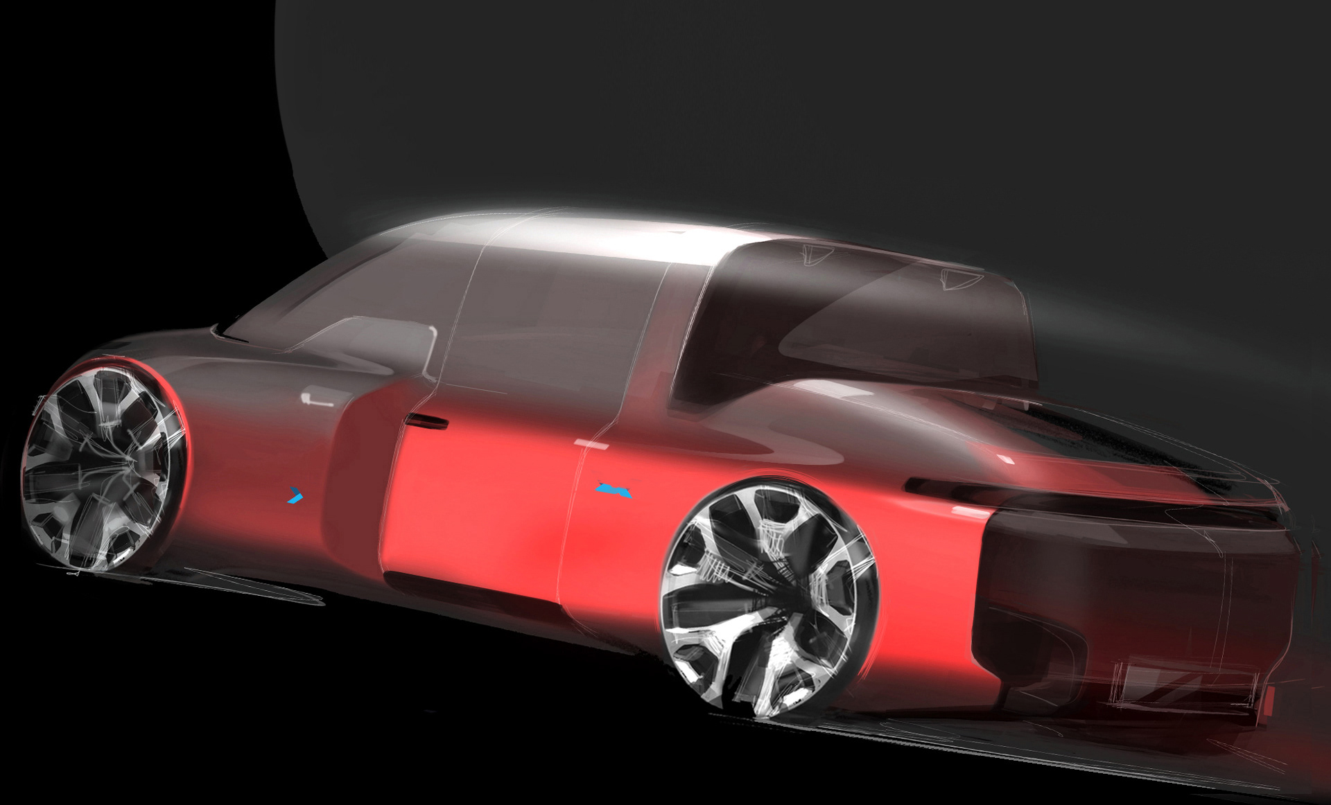 Svyatoslav Kona，two thousand and nineteen，design sketch，Hand drawn，