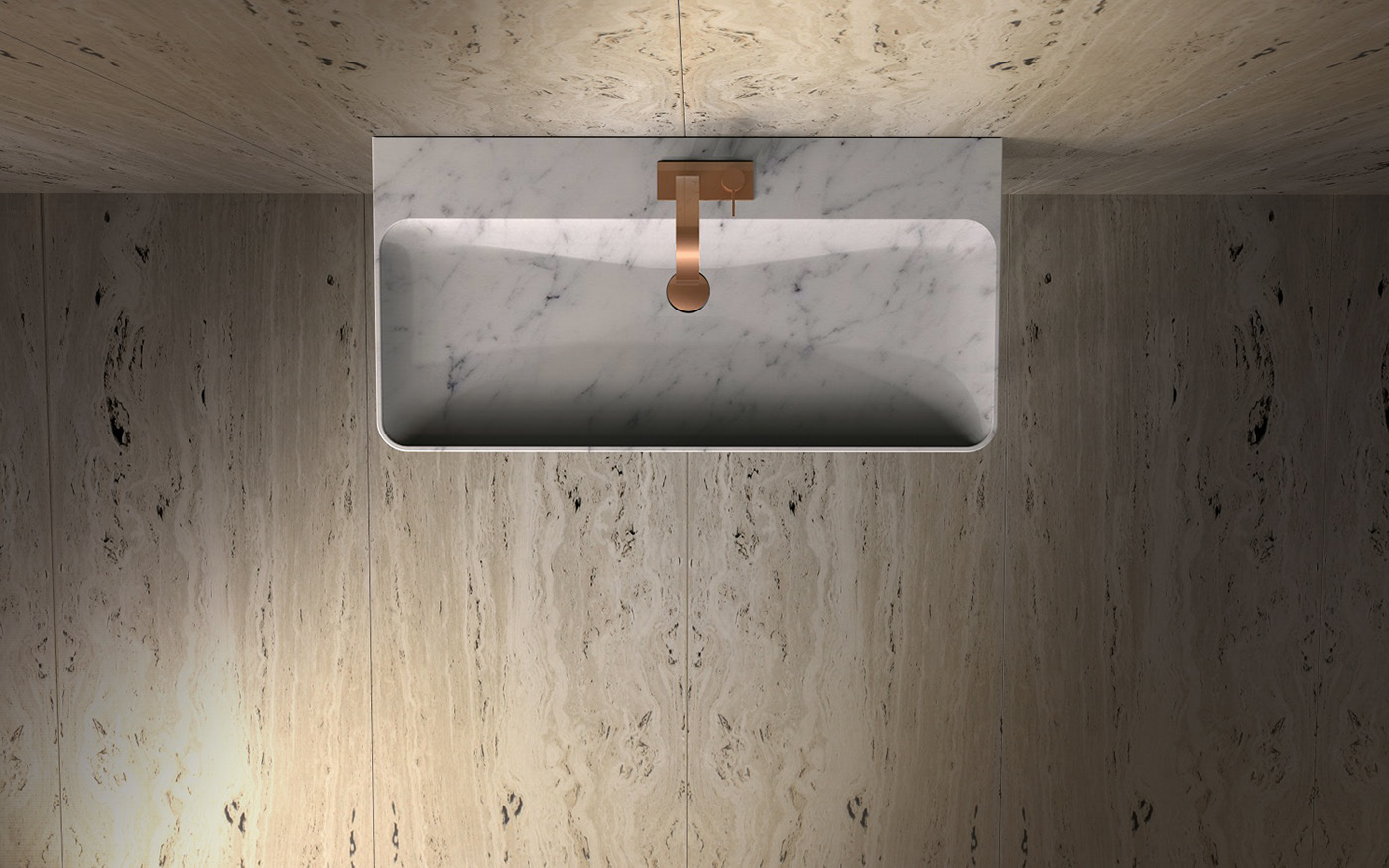 Wash basin，bathroom，Marble，woodiness，Fiji，