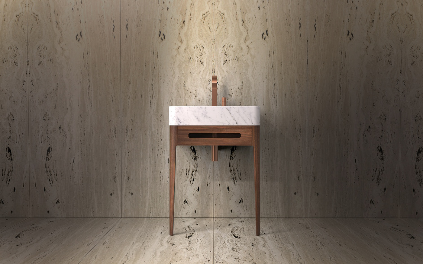 Wash basin，bathroom，Marble，woodiness，Fiji，