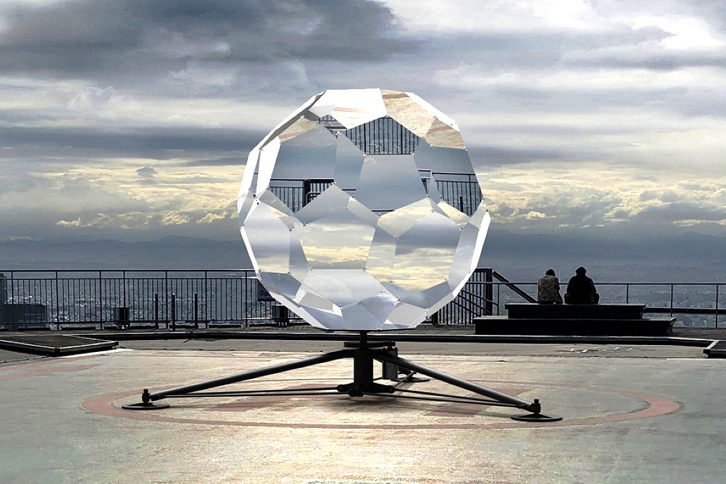 Art installation，Kaleidoscope，Fresnel lens，