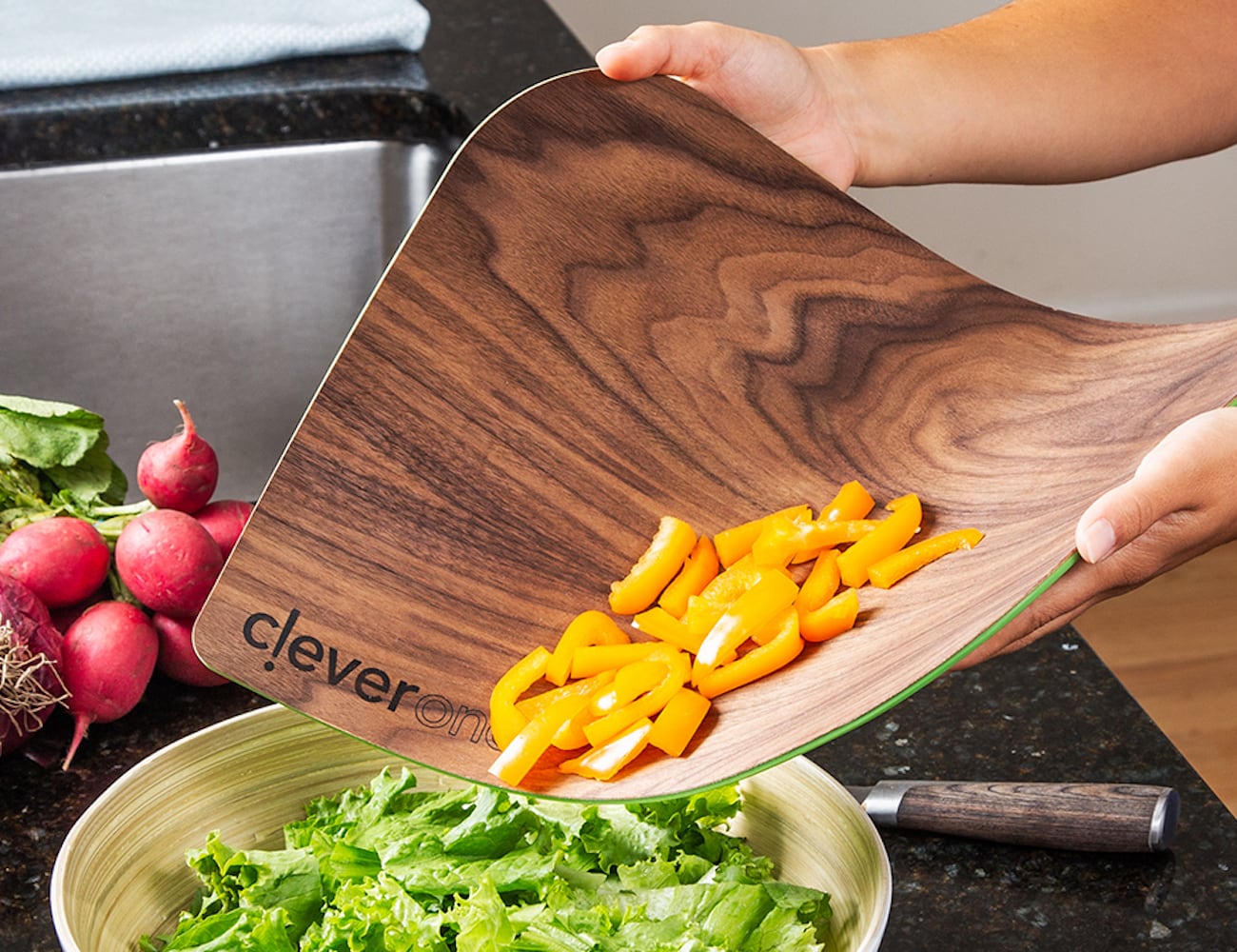 CleverOne woodNflex，Flexible wood vegetable board，Kitchenware，