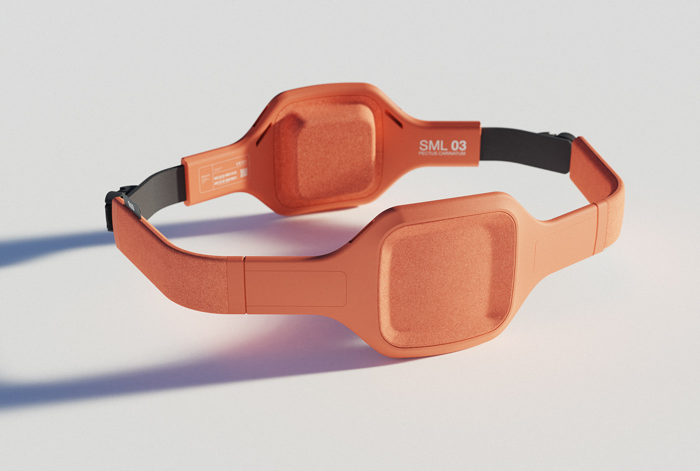 Stu Cole，If gold medal design award，Brace，Congenital thoracic deformity in children，Bracket，Carinatum pectus，orange，