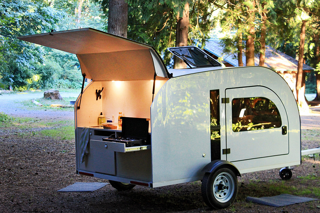 DROPLET，Trailer，camping，trailer，Teardrop Camping，