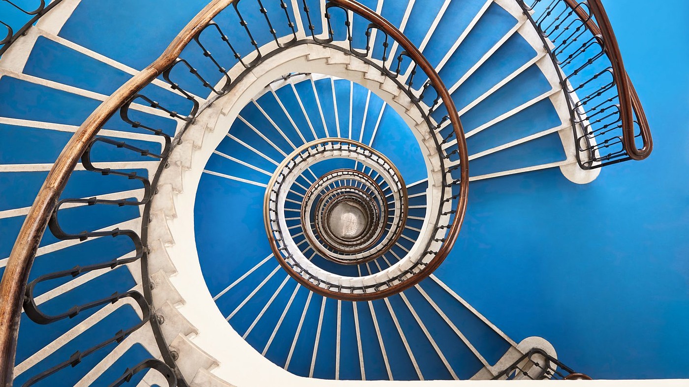 Photography，stairs，Spiral，Balint Alovits，Time Machine，