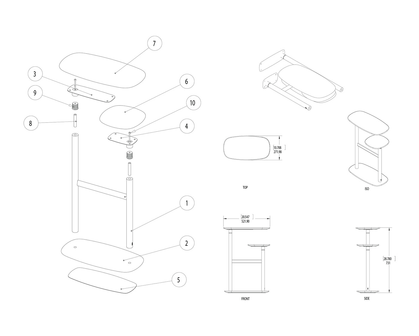 chair，practical，multi-function，environment protection，