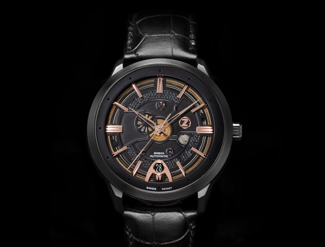 Space stone，Mechanical watch，Wrist watch，Green，