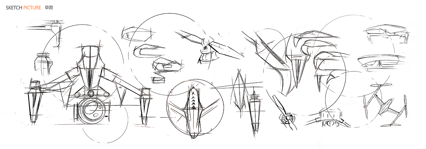 keyshot，rhino，Design process，UAV，