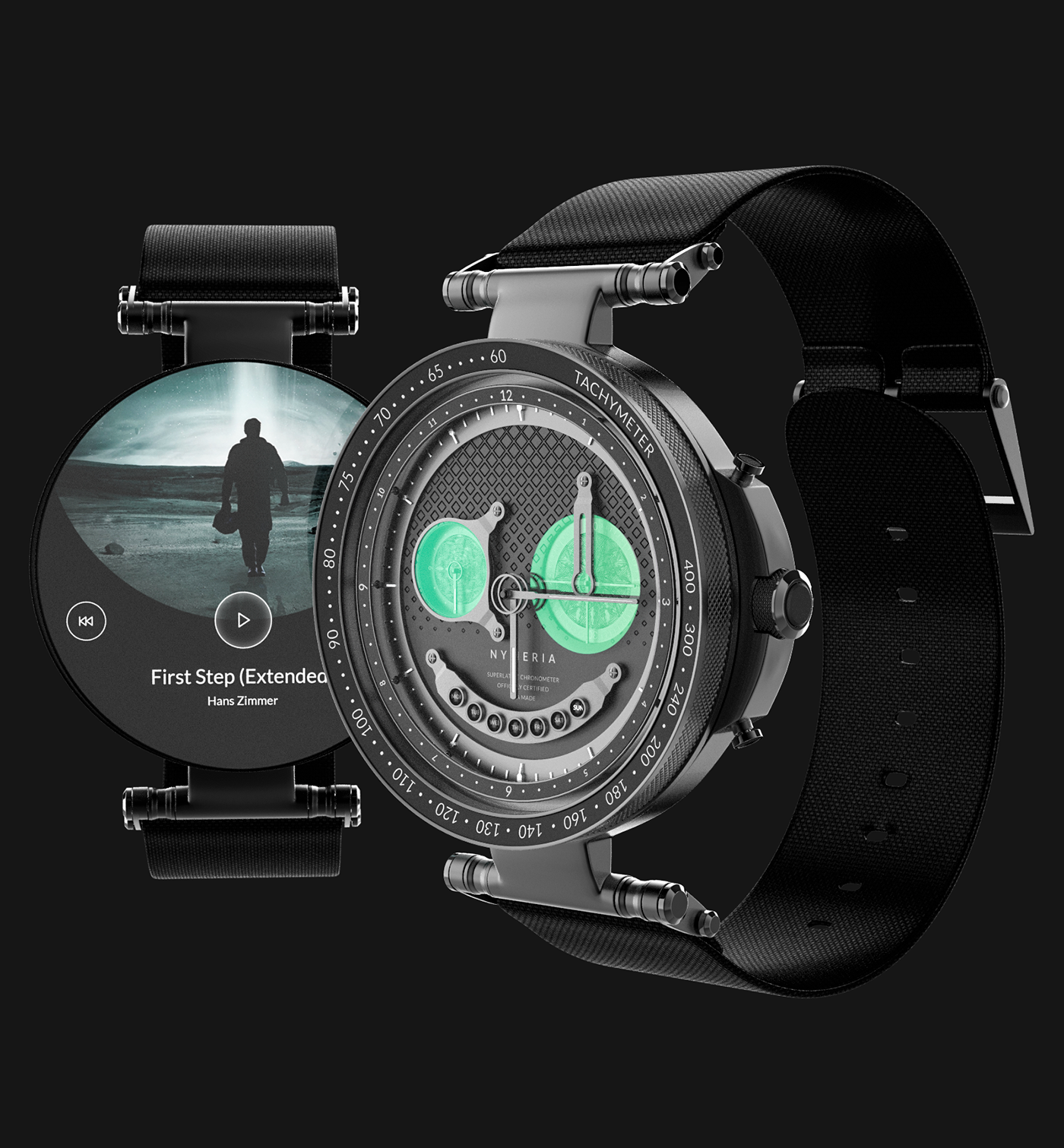 NYMERIA，Wrist watch，Wristwatch，industrial design，