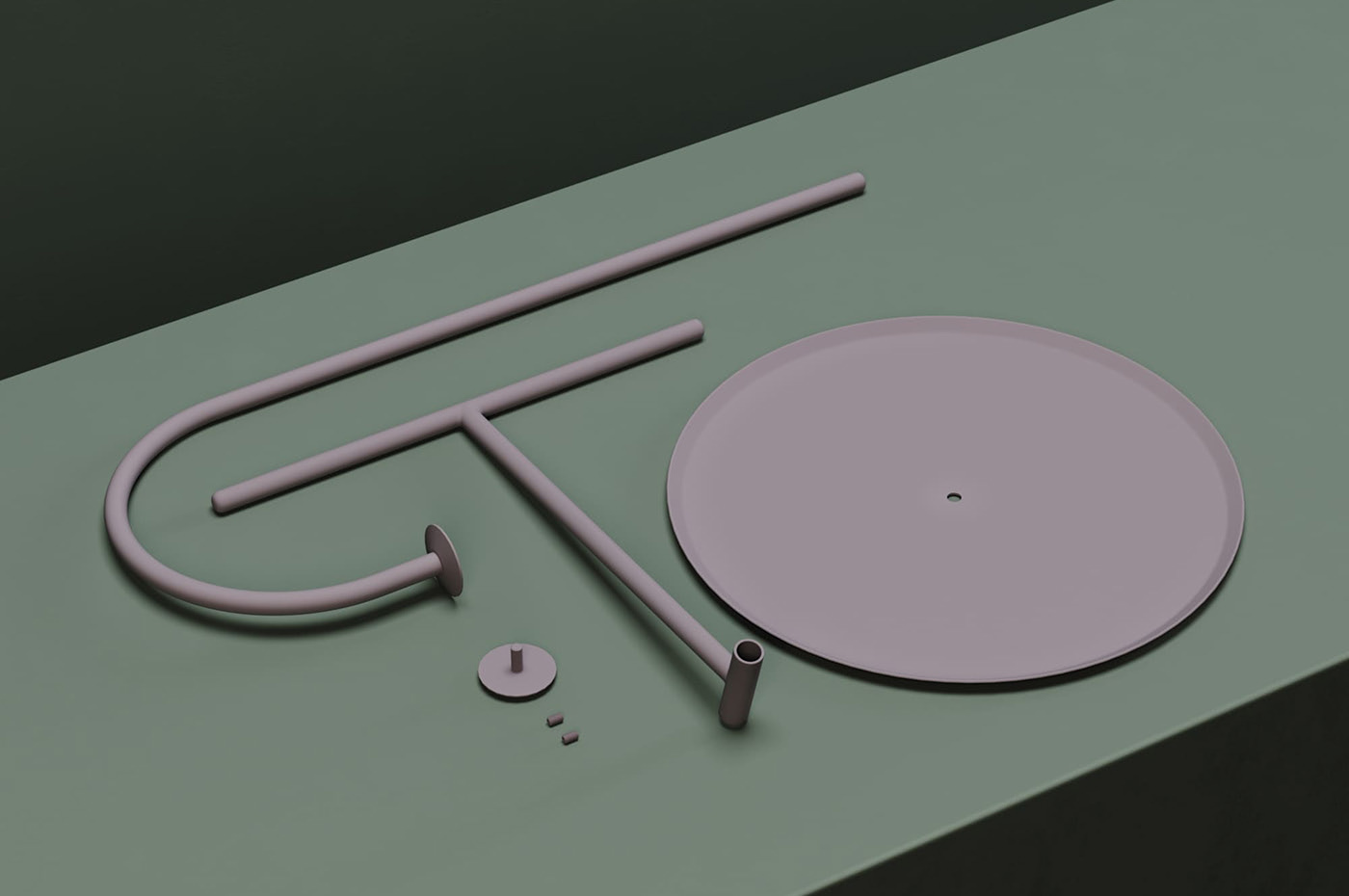 Simplicity，Foldable，Floor lamp，Table，