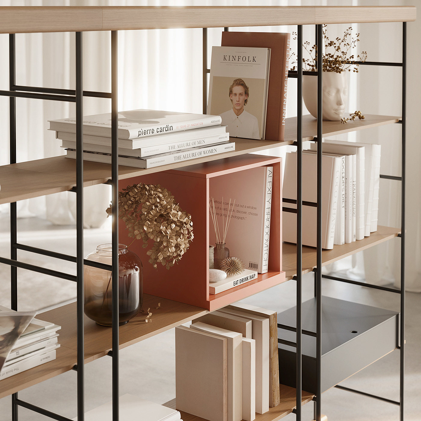 coat hanger，bookshelf，Table，multi-function，