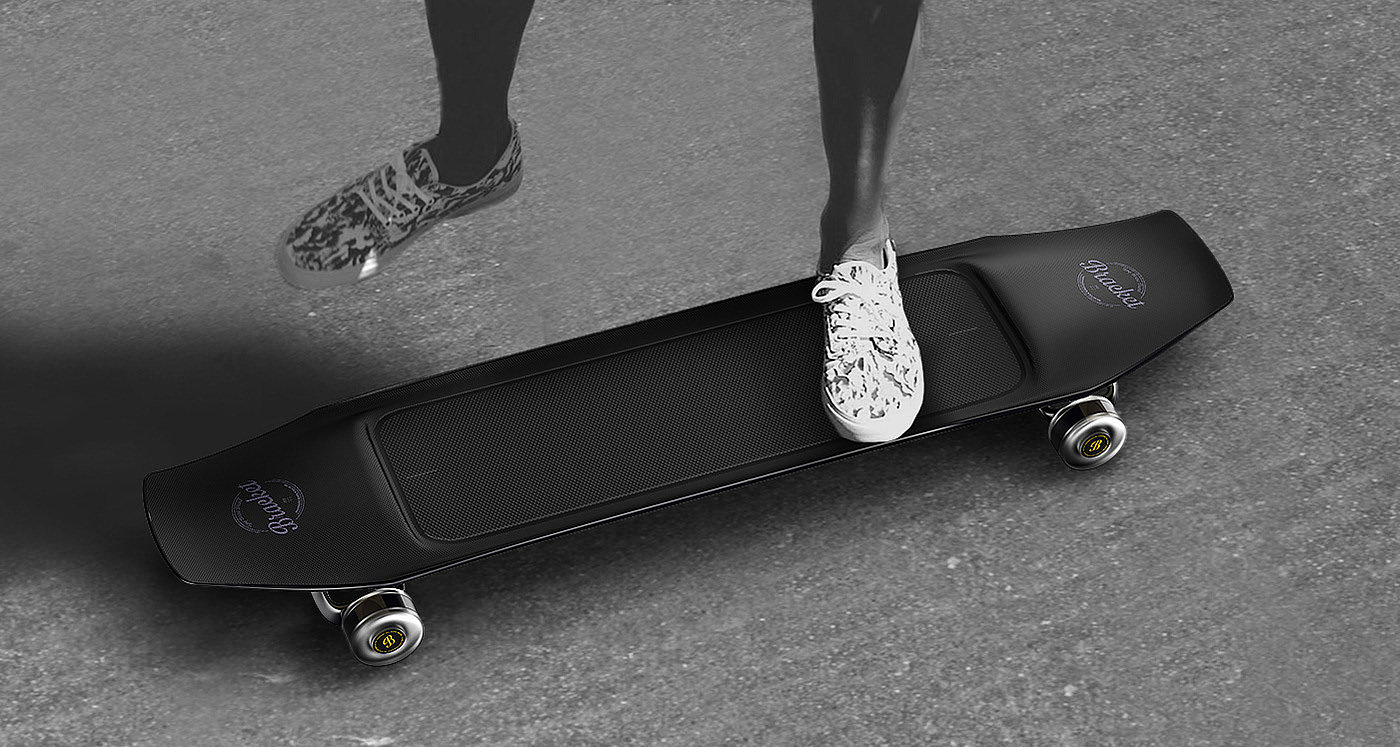 滑板，长板，酷，黑色，安全，