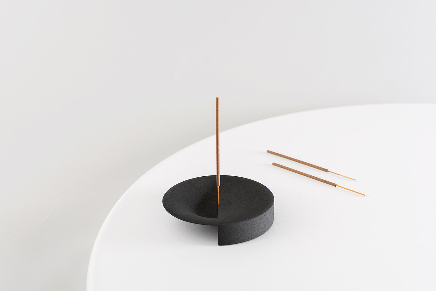 Incense burner，ashtray，3D printing，delicate，black，