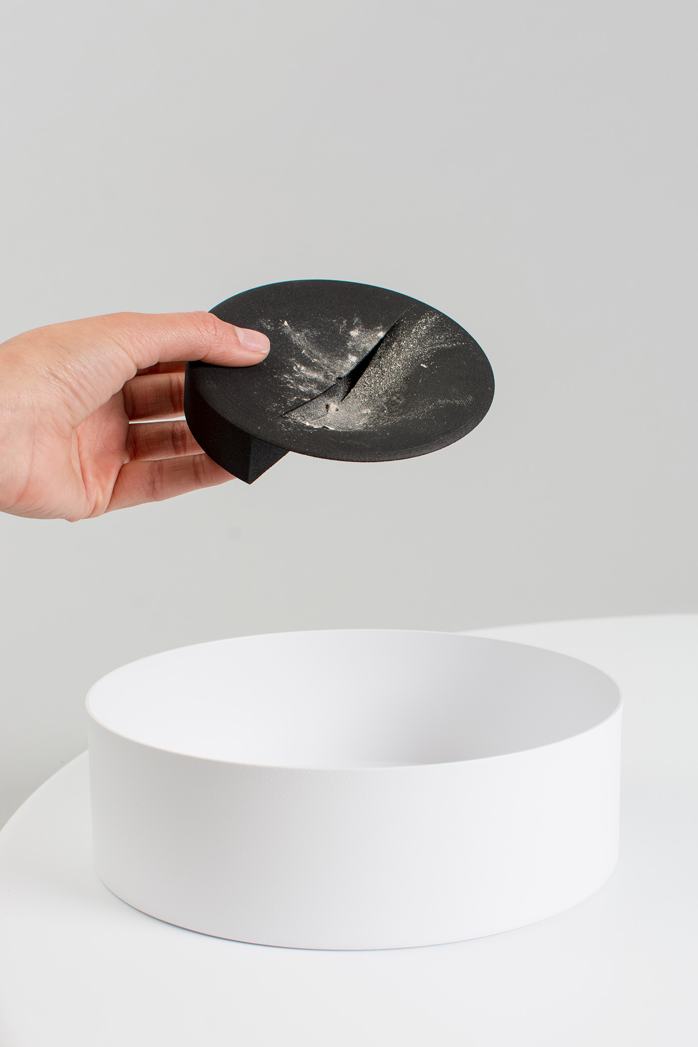 Incense burner，ashtray，3D printing，delicate，black，