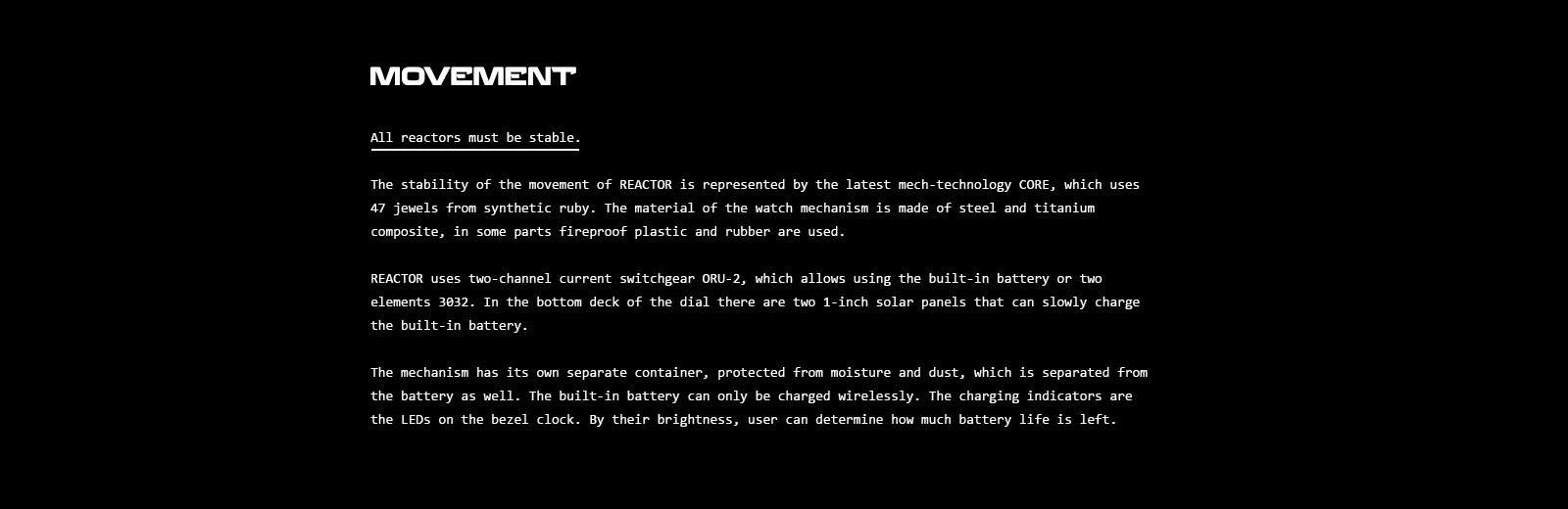 Mechanics，Wristwatch，reactor，