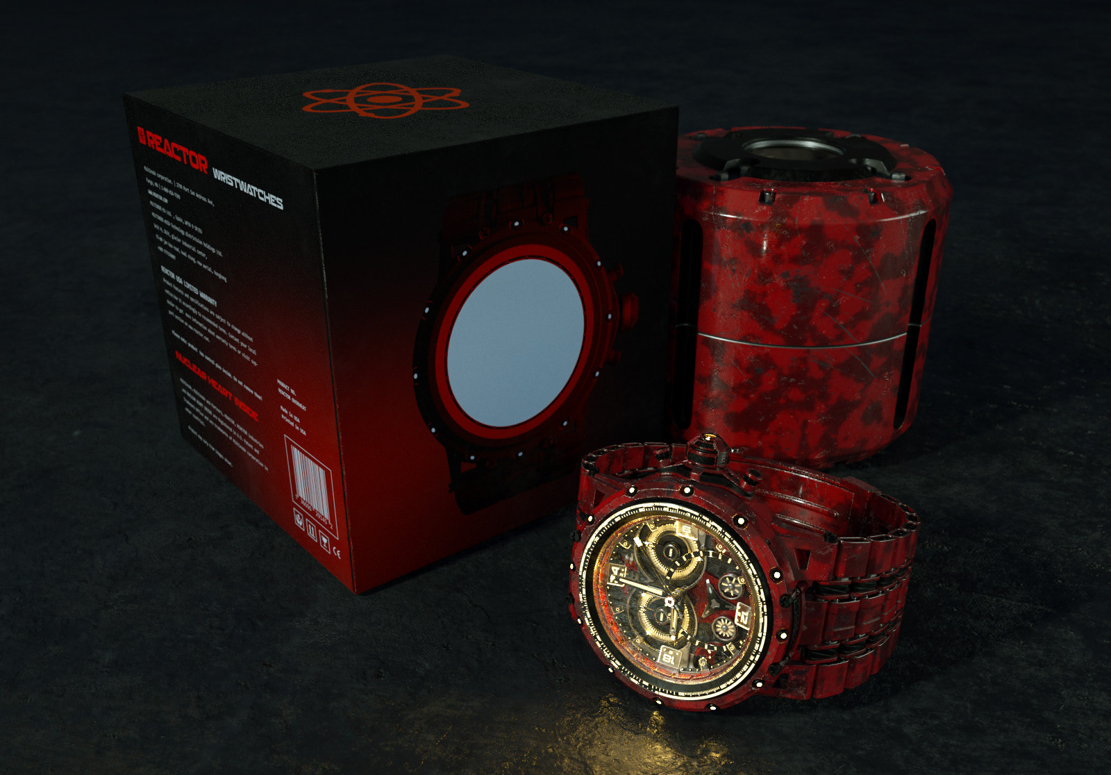 Mechanics，Wristwatch，reactor，