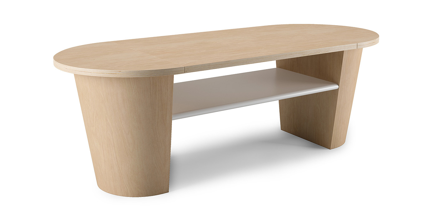 WOODROW coffee table，茶几，木质，