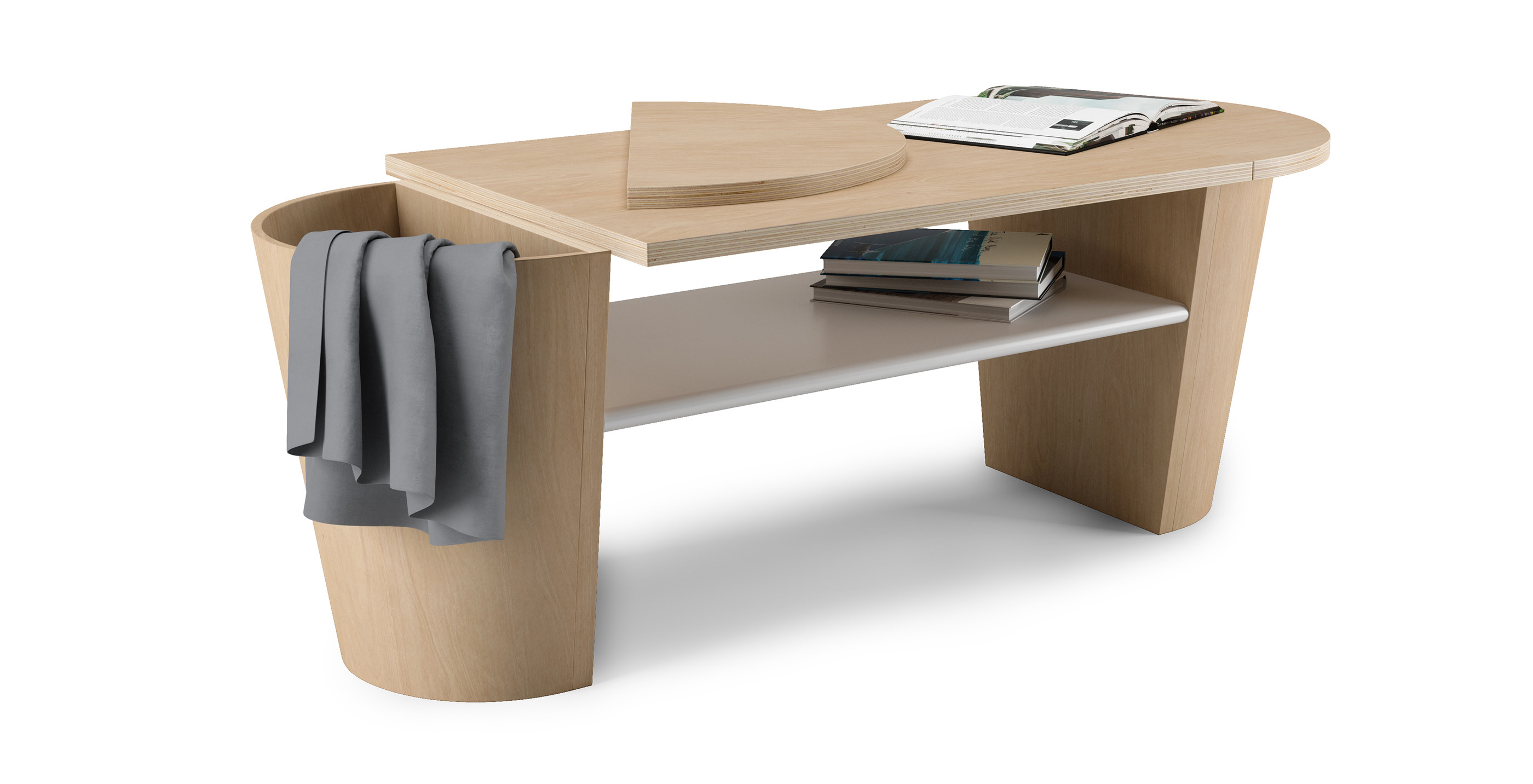 WOODROW coffee table，tea table，woodiness，