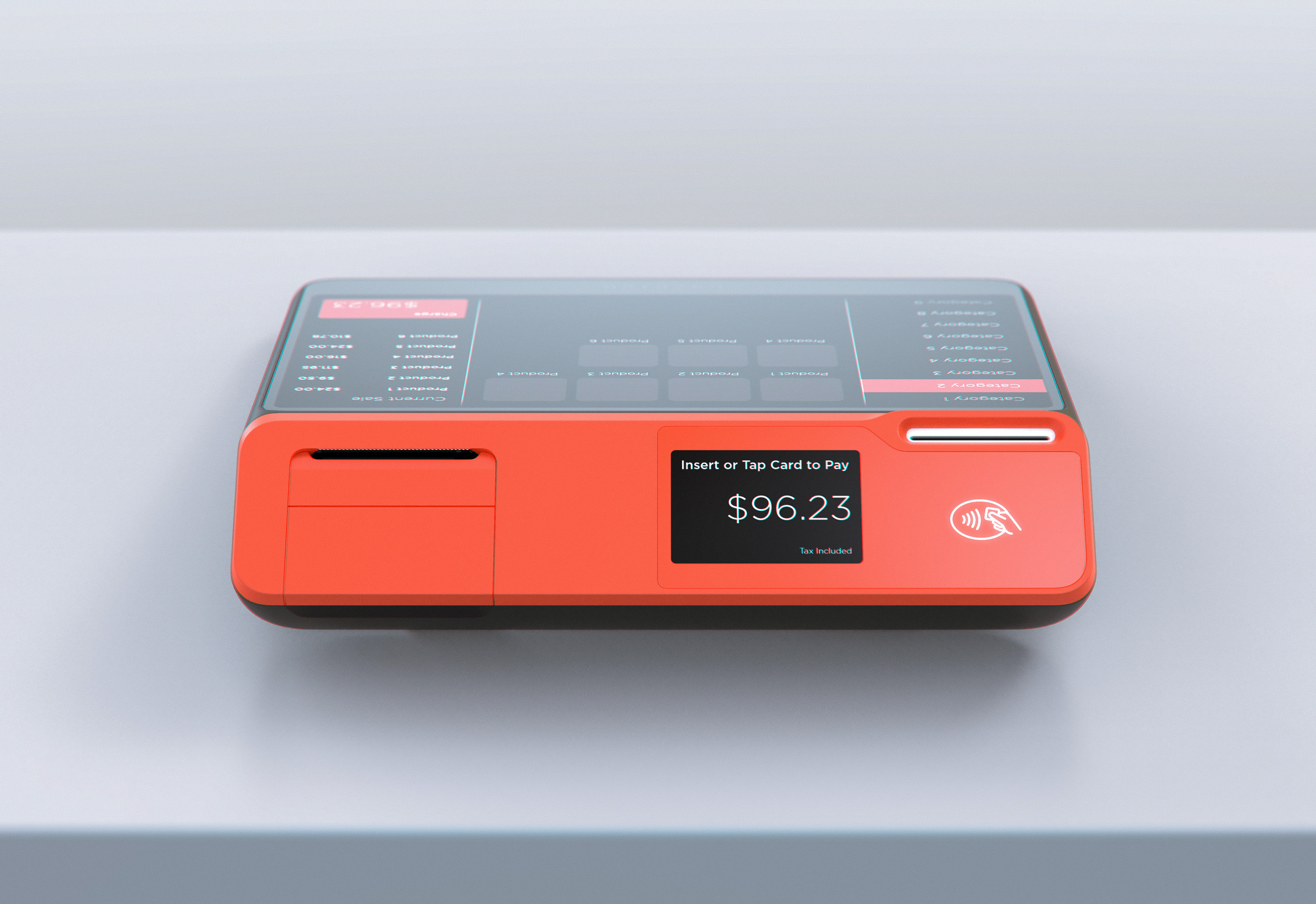 PoS，conceptual design，Credit card machine，