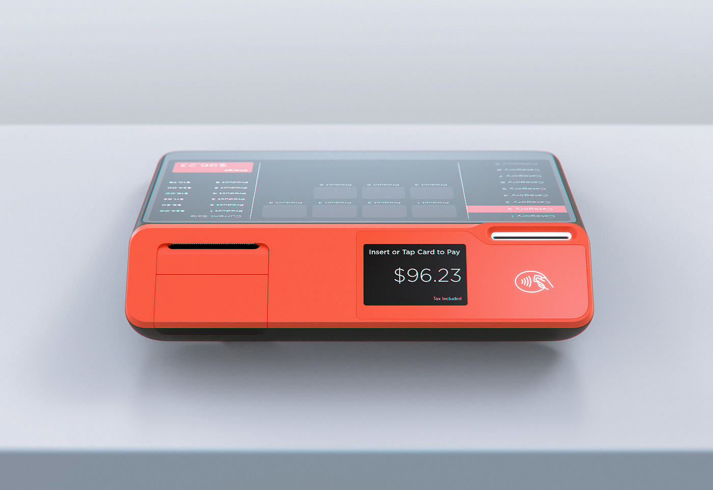 PoS，conceptual design，Credit card machine，